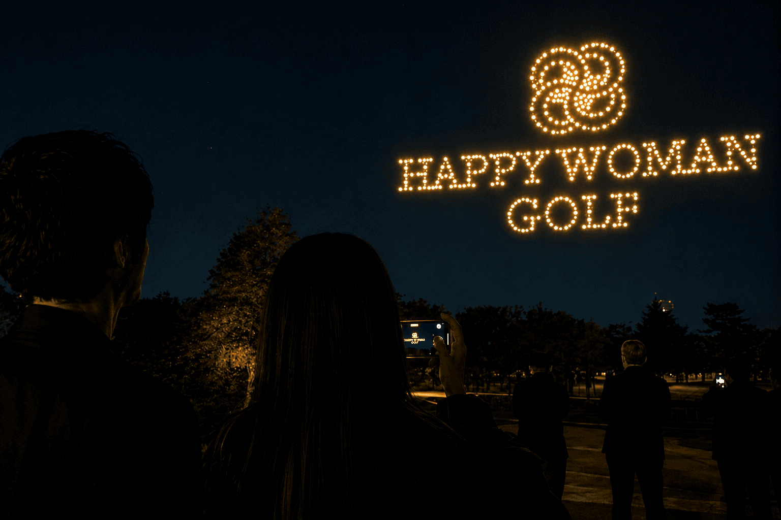 HAPPY WOMAN GOLF 2025 ドローンショー演出